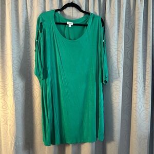 Avenue Teal Tunic Top
